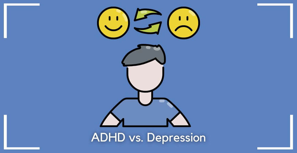 adhd vs depression