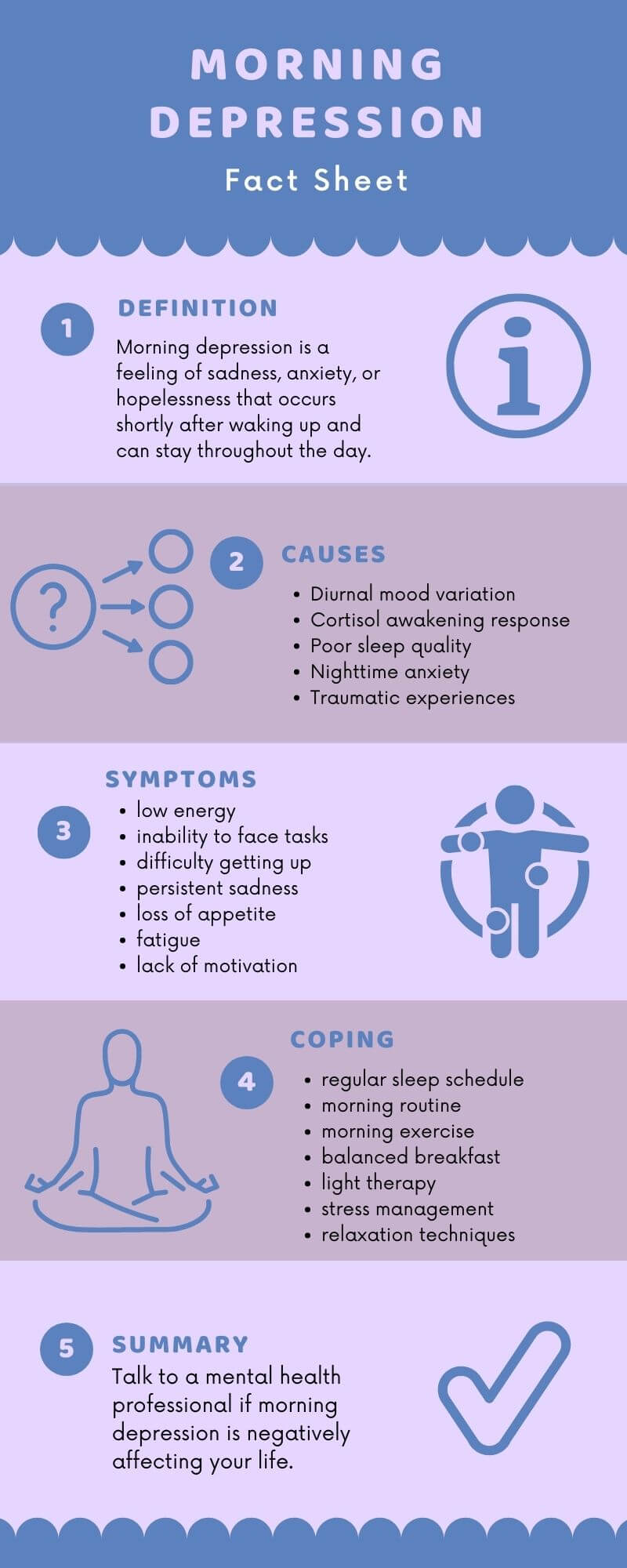 possible causes of morning depression